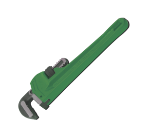Pipe Wrench With 2 Eyebrow