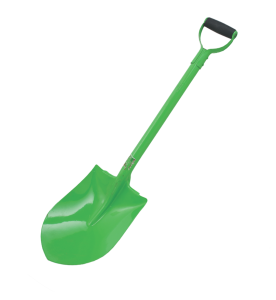 Deep Round Metal Shovel