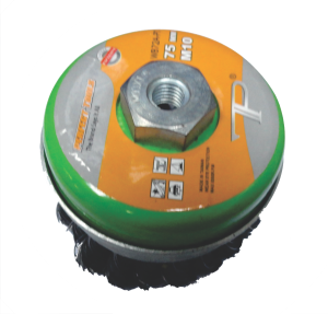 Cup Wire Brush Twisted With Ring