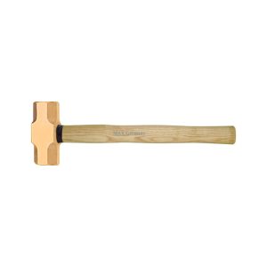 Brass Sledge Hammer Wooden Handle