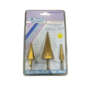 Hss Step Drill Bits Sets 3pcs