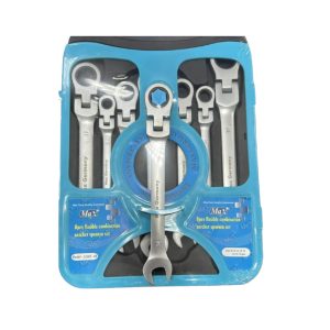 Flexible Combination Ratchet Spanner Sets 8pcs 8-19mm